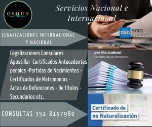 Servicios Nacionales e Internacionales en Certificaciones"